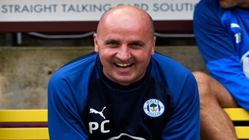 Wigan manager Paul Cook